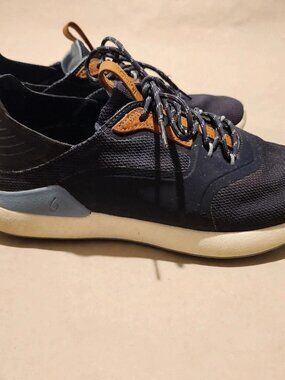 OluKai Men's Golf Shoes Size 8.5 Blue Mesh Sneakers